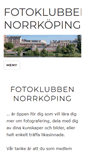 Mobile Screenshot of fotoklubbennorrkoping.se