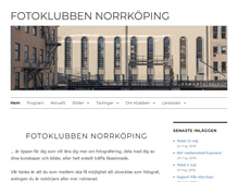 Tablet Screenshot of fotoklubbennorrkoping.se